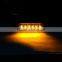 New arrival amber 6LED auto strobe lights, grille emergency flash warning LED strobe light