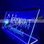 Acrylic Material LED Edge Lit Sign Base