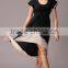 Pretty Steps 2016 sexy elegant high quality women summer plus size short sleeve chiffon long dress for ladies