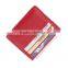 China supplier wholesale personalized Pu leather pocket 6 card slots card holder