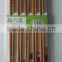 High quality carbonized color bamboo chopsticks with laser engraving logo direct factory price