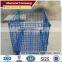 Storage Cage With Wheels,Portable Storage Cage/metal wire mesh container