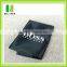 Custom logo printed black cotton drawstring bag