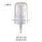 All plastic full cap 24mm cream pump,plastic personal care liquid cream pump,cosmetic plastic cream pump