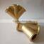 w type connection , brass threaded tube fitting