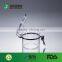 850ML Wholesale OEM Easy stackable clear airtight stackable plastic jars