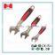 2016 New arrival small adjustable wrench with 5 sizes 6", 8", 10", 12", 15"