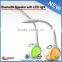 2016 Factory intelligent bluetooth speaker led lamp for hot selling