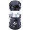 Black Super Bright Lightweight 7-LED Rechargeable Camping Lantern Torch Flashlight for Camping Hiking Cycling