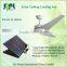 vent goods solar Air condition ceiling fan at home 60inch quiet solar ventilator fan with LED light