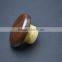 Plastic cap with wooden cork for glass bottle custom design stopper