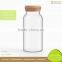 2014 New Designed Factory Small Pyrex Glass Pudding Bottle
