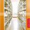 New style steel and wood library furniture,modern public office bookshelf,bookcase,book rack
