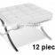 black&white leather lounge barcelona chair (EOE brand)