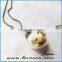 Womens Handmade glass globe pendant ,Glass Globe Starfish Pendant
