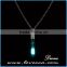 Valentines Day Gift glowing necklace , glow in the dark heart pendant luminous necklace