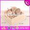 2017 New Design Preschool Toddlers Natural Wooden Dinner Set Toys W10B178