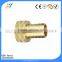 Brass thread barb garden hose fitting