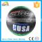 fashion style pu leather wearable and durable blue basketball in bulk