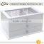 Graceful trendy popular, new style custom polished unfinished wooden jewelry box wholesale