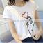 Fresh Unisex Round Neck Plain T-shirts With Printing for Boy And Girl