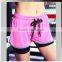 Custom Compression Wear Lycra Yoga Gym Short Spandex Shorts For Women