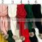 Fashion knitted acrlic lady crochet scarf in stock for winter