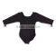 100% cotton plain baby rompers in black,custom baby rompers wholesale china supplier
