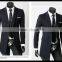 2016 latest european style velvet trendy business long blazer suit for man