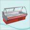 Commercial Glass Door Cooked Food Showcase
