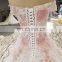 LS00319 luxury high quality flower patterns wedding dresses 2017 latest design off shoulder bridal wedding gown