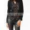 CHEFON Satin trimmed women jacket blazer 2017 women CFB0033