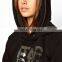 CHEFON Zipped hood slogan print cotton fashion hoodie CAH0038