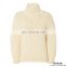 100% Manhand Chunky Knitted Turtlenck Long Sleeves Sweater In White