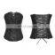 Gothic Punk Rave black overbust soft bone corset Y-246