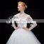 1A175cx 2015 High Collar Lace Palace Wedding Dress/Real Picture Show Bridal Wedding Dress Court Train Europe and America 2105