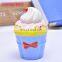 Hot sale in Japan bulk promotional gift for kids creative Cute ice cream smart money box for girls ceramic piggy bank