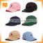 PU leather promotional baseball cap adjustable strap 6 panel flat brim hat and cap with patch label promotion