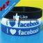 Custom logo silicon wristband wholesale