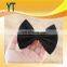 Pure Black Medium Size Bowknot Hair Bow/Barrette/Hair Pin For Women