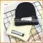New Unique Winter Hats Beanie With Cloth Lable Embroidery Logo