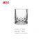 High quality 7oz 220ml cut embossed whisky glass wholesale