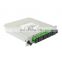 Plug-Type Fiber Optical PLC Splitter 1*8 1x8 LGX Box Module LC SC ST Connector For FTTH GPON EPON CATV