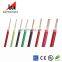 teflon silver plated electrical wire silver coated solid PTFE copper wire single strand copper electrical wire