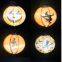 Christmas paper lantern Santa Claus pattern
