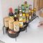Home Use Retractable Length Spice Rack Metal Wire Drying Rack For Kitchen