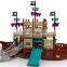 funny and popular plastic children outdoor playground with CE