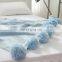 ins explosion net red ball knitted blanket custom air conditioning sofa cover blanket