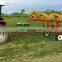 Tractor pto hydraulic finger wheel hay rake