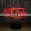 7 Color 3D Lamp LED Night Light Change Touch Car Lamp Christmas Presents